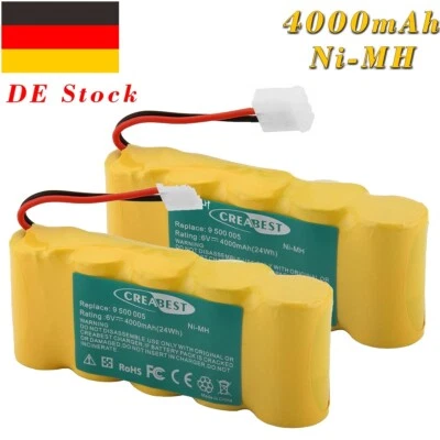 CREABEST 4000mAh 6V Akku für Bosch Somfy Easy-Lift FDD087P Roll-Lift K10 K12 Somfy D14 K8