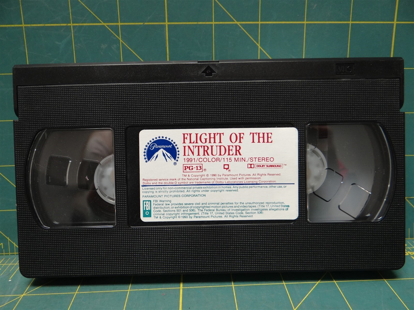 VHS Lot of 3 Action Tapes Flight of the Intruder, Navy Seals, Fire Down