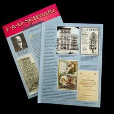 Vintage FAO Schwarz Exclusive Steiff Stuffed Animals History Article 5 Pages