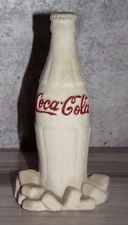 COCA COLA Bottle & Ice Sand Sculpture by Mr Sandman of Canada 1991 Coke B75
