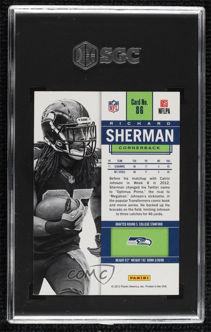 その他 2012 Contenders RC /99 Richard Sherman 2012 Contenders RC /99 Richard Sherman