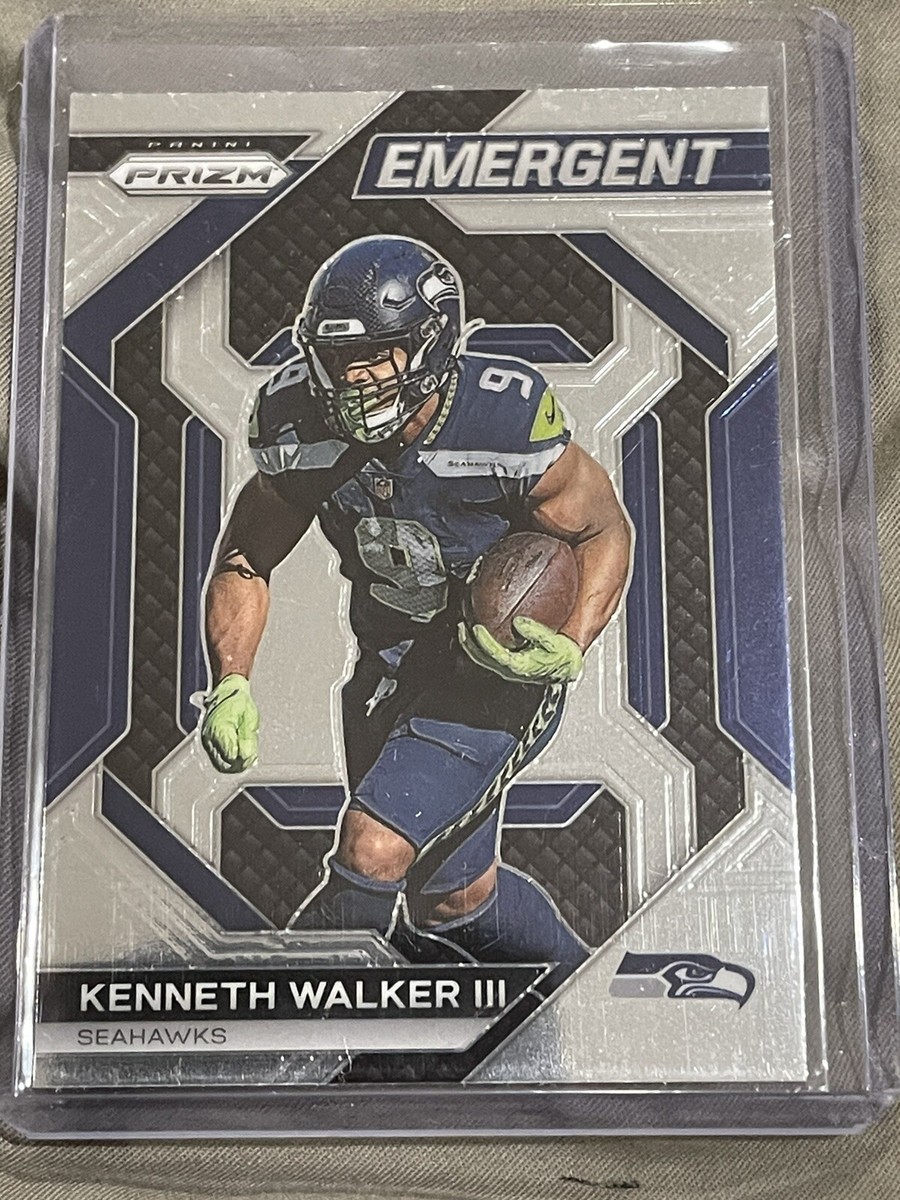 2023 Panini Prizm #H-14 Kenneth Walker III Emergent Seattle Seahawks