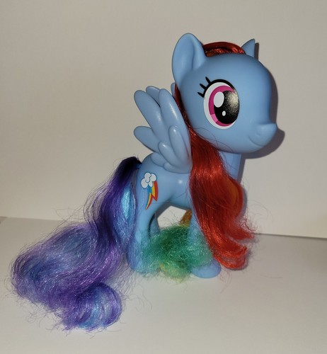6& MY LITTLE Pony G4.5 RAINBOW DASH - MLP FIM brossable EUR 9,96 - FR