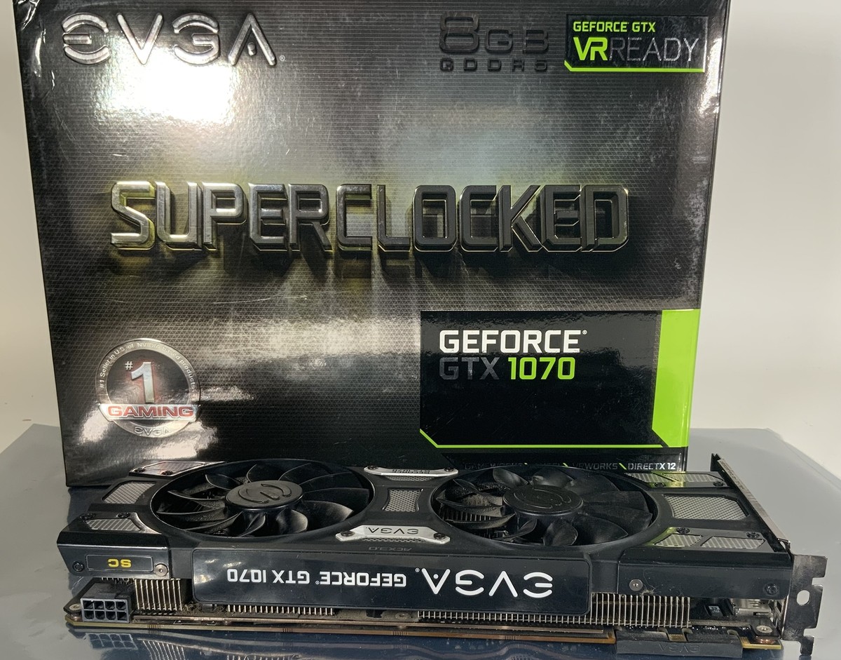 Evga SC SuperClocked OC GTX 1070 8 GB GDDR5 Graphics Card-Fast