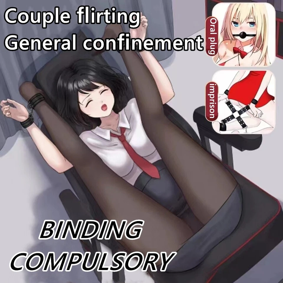 Juego de 10 piezas SM Cuero Bondage BDSM Bondage Kit Juguete sexual Bondage sexual para pareja Foto 2 de 4