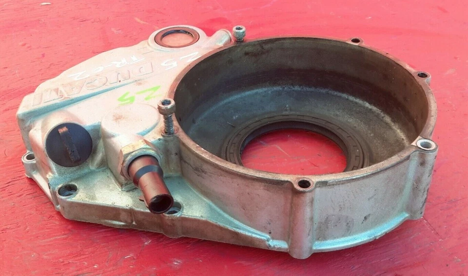 2004 Ducati ST4S ST4 Sport Touring Right Engine Motor Dry Clutch Cover 24330381 Foto 4 de 4
