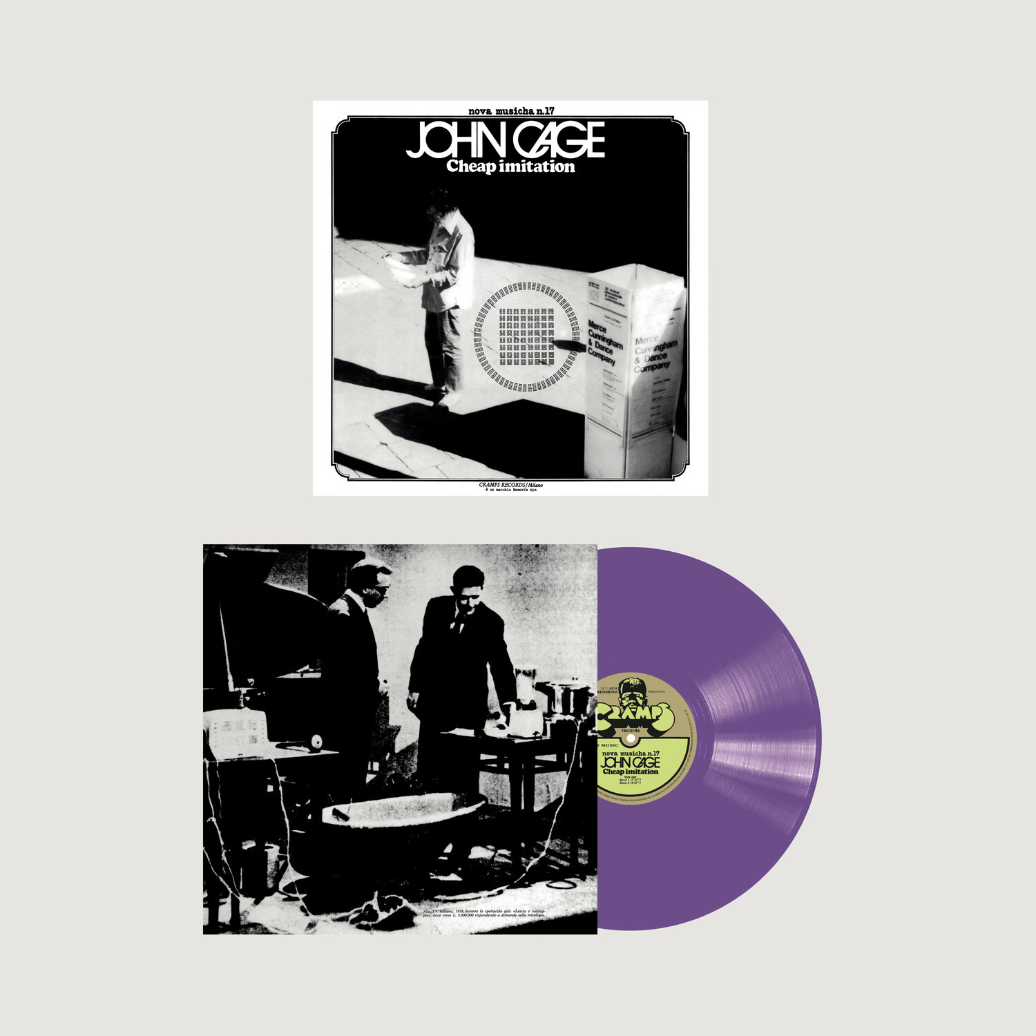 John Cage Cheap Imitation Vinyl LP 180 Grams Colored Purple New And Sealed