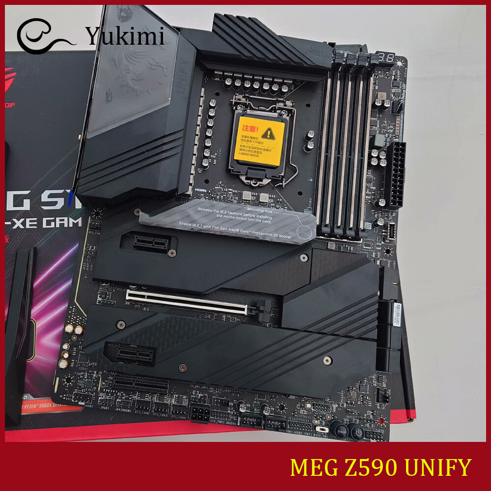 FOR MSI MEG Z590 UNIFY DDR4*4 128GB1 LGA1200 HDMI ATX Motherboard