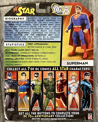 DC UNIVERSE CLASSICS SUPERMAN DC COMICS 75 YEARS OF SUPER POWERS