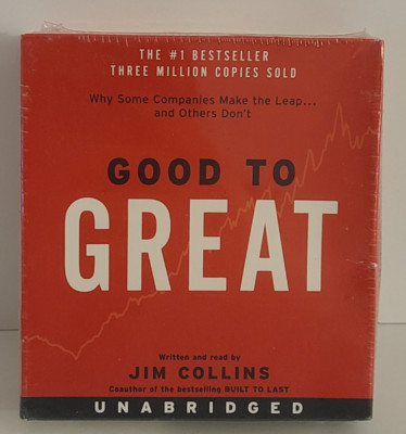 8 Cds Good to Great: Why Some Companies Make the Leap Jim Collins Unabridged NEW