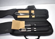 Williams Sonoma 5 Piece BBQ Grill Tool Set Stainless Steel Kitchenware Utensils