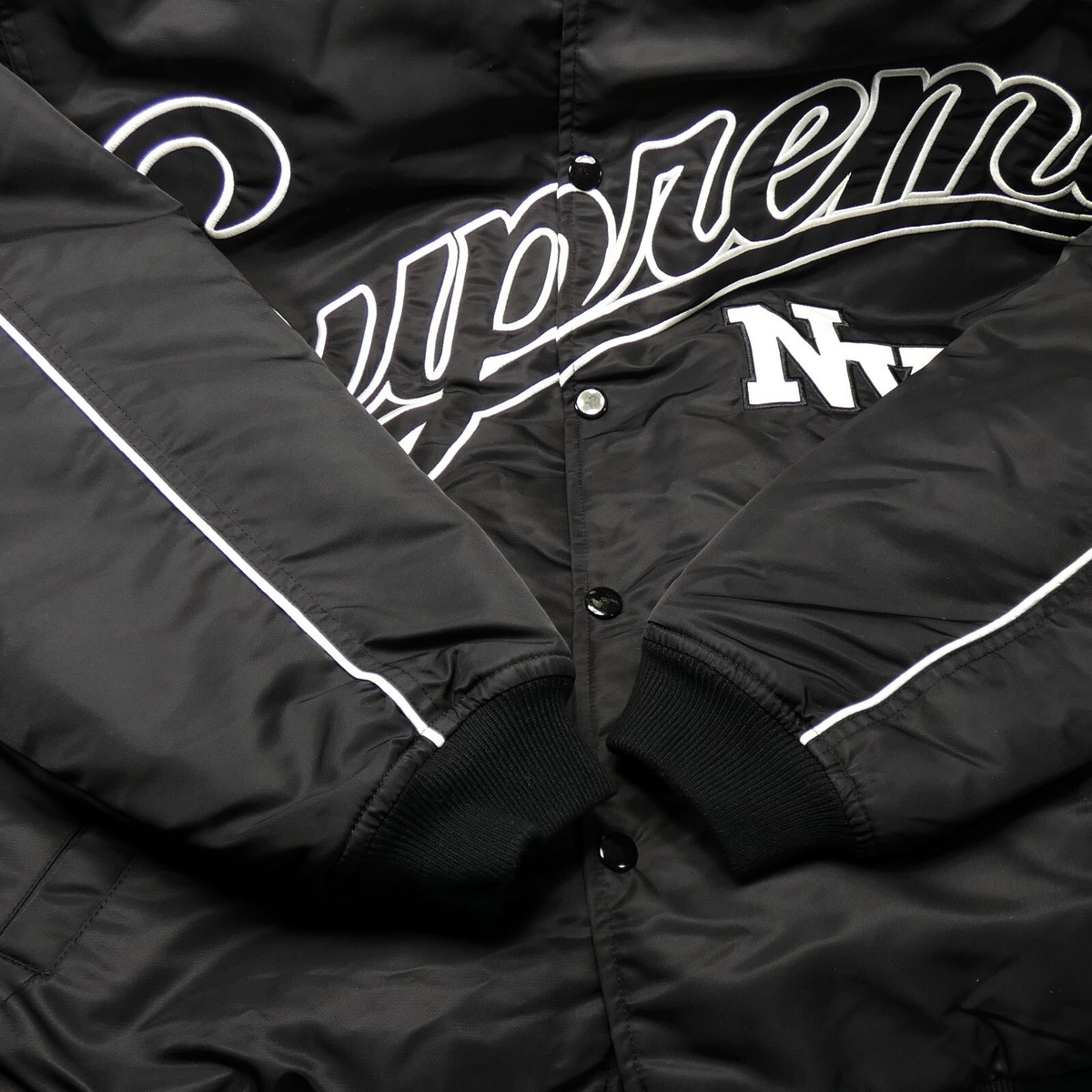 MINT Supreme Contrast Script Varsity Jacket FW20 Men's X MINT Supreme Contrast Script Varsity Jacket FW20 Men's X