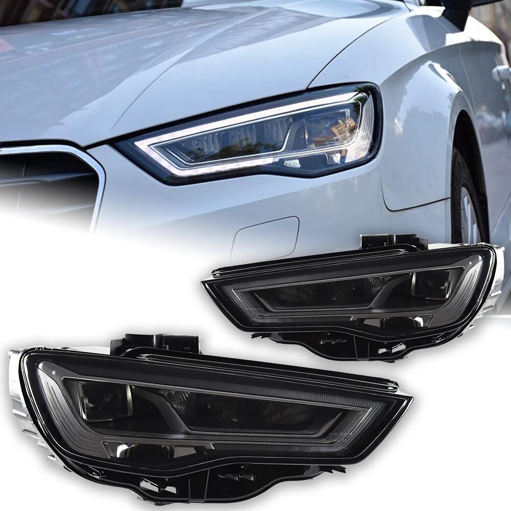 LED Headlights For Audi A3 8V S3 2013-2016 DRL Sequential Turn