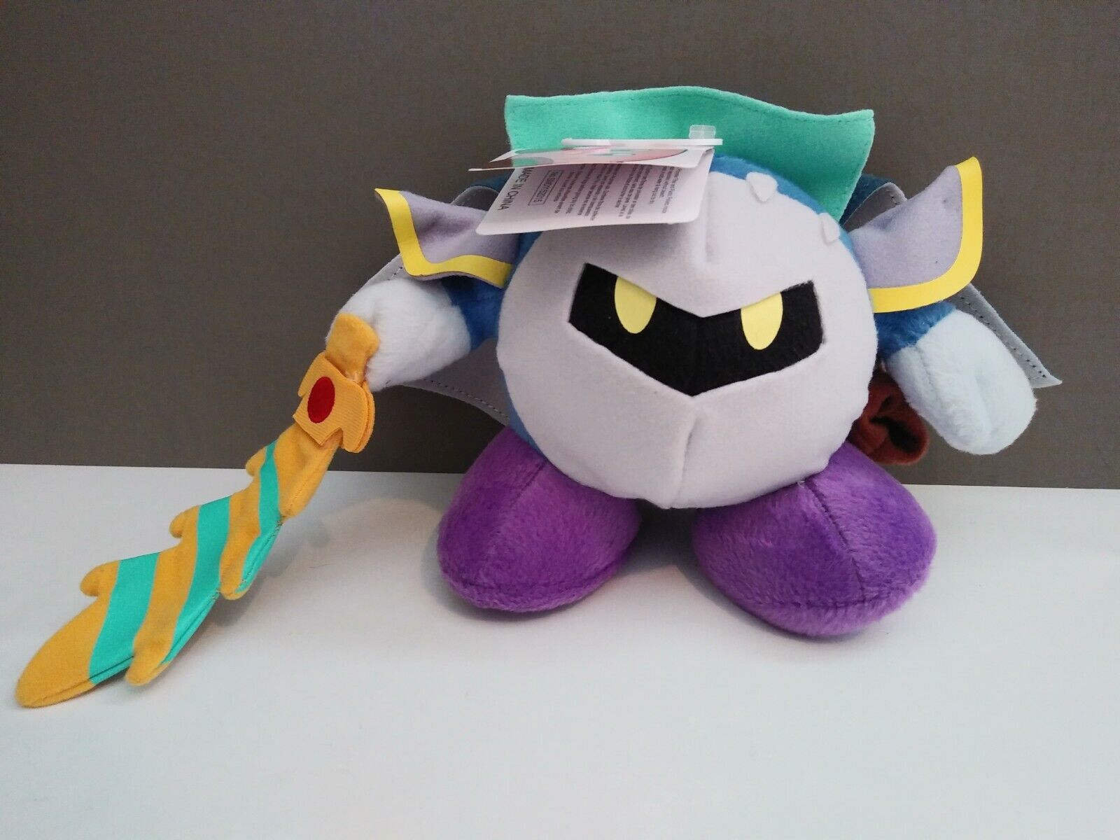 RCTOWN!!2023!!Kirby Adventure Plush Doll Meta Knight Soft Stuffed