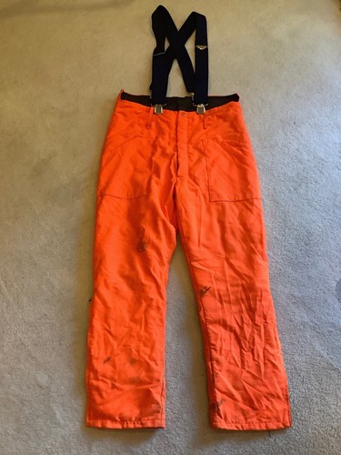 Neon Orange Insulated Padded Work Ski 