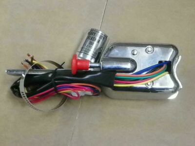 New Chrome Turn Signal Switch w/ Flasher 6V or 12V Vintage Hot Rod Rat Rod TS160