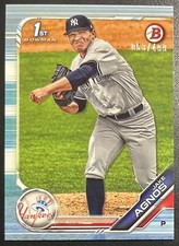 JAKE AGNOS 52/499 1st Bowman Sky Blue 2019 Bowman BD-72 Yankees