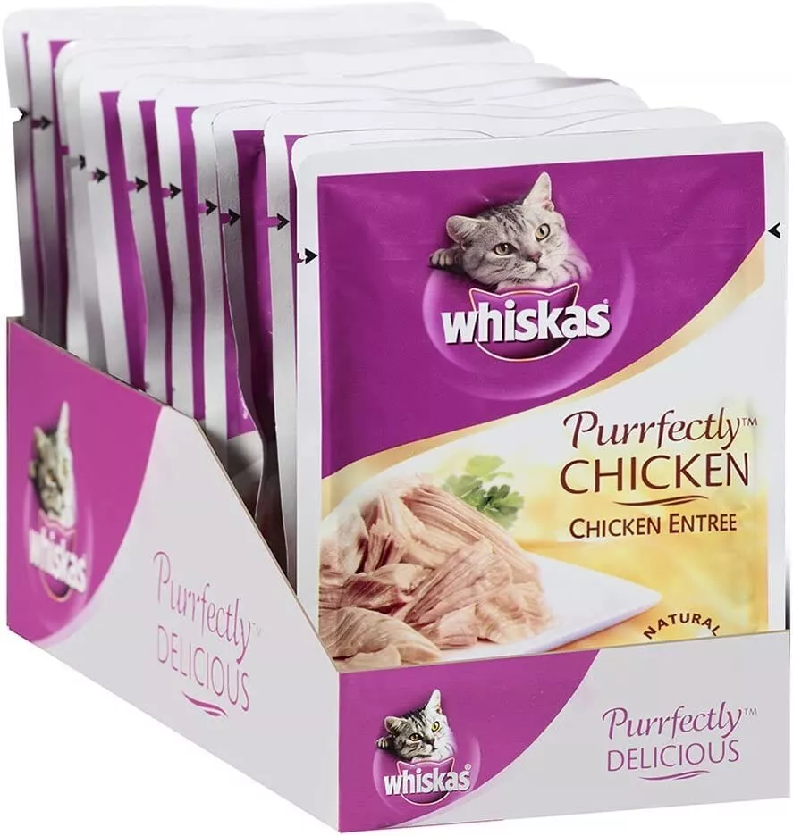 Cat food sachets hot sale