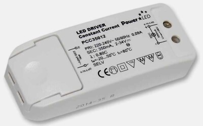 SUNPOWER - 12W 350mA Konstantstrom LED Treiber (107)