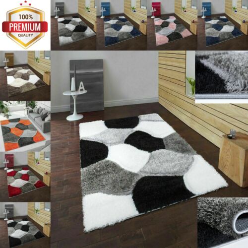 Area Rug Small Large Shaggy Hallway Runner Living Room Bedroom Carpet Indoor Mat - Afbeelding 1 van 36
