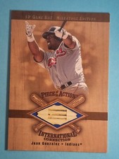2001 Upper Deck SP Game Bat Edition Piece Of The Action Relic Juan Gonzalez ⚾