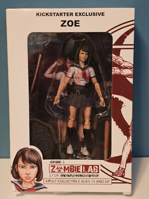 Zombie Lab Zoe Locker Toys Kickstarter Exclusive Bloody Figure 3.75 1/18 New