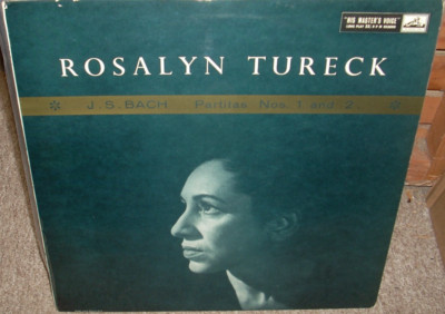 ROSALYN TURECK / BACH partitas no 1 & 2 ( classical ) HMV ALP 1645 - uk 1N/2N -