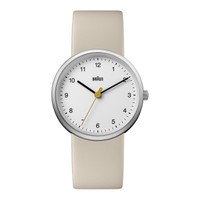 Braun Women's Quartz Watch With White Dial Analogue Display And Beige Leather... Braun Women's Quartz Watch With White Dial Analogue Display And Beige Leather...