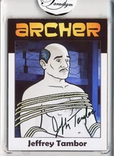 -ARCHER- JEFFREY TAMBOR Signed/Autograph/Auto Certified TV Cartoon Card