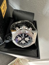 Men’s Stainless Breitling Super Avenger II 48mm Chronograph Watch In Box 7