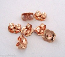 20pcs 5mm x 6mm 14k Gold filled EARRING butterfly Backing backs replacement GE25