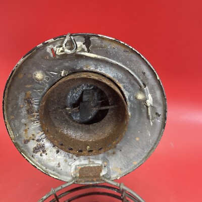 Dietz No. 39 New York Steel Clad Railroad Lantern w/ Red New Dietz No. 39 New York Steel Clad Railroad Lantern w/ Red New