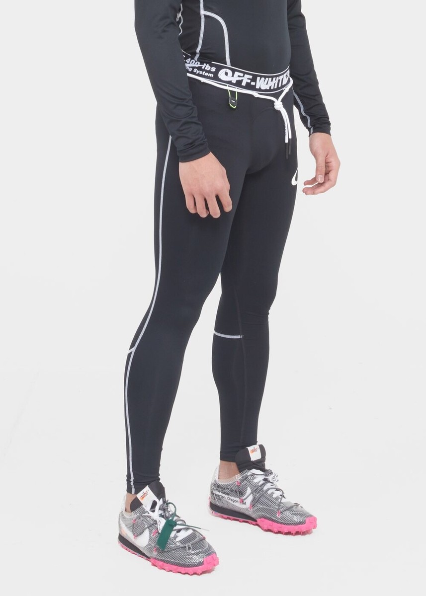 Rare NWT NIKE x OFF-WHITE SS20 NRG Black Tights (CN5532 010