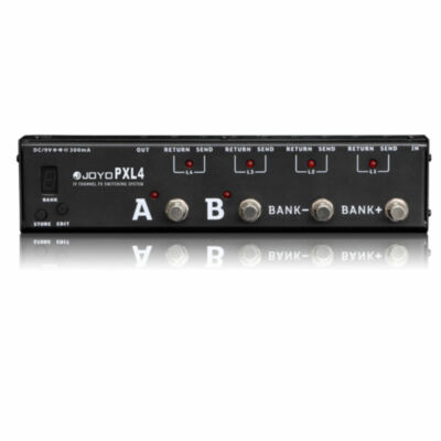 ギター JOYO PXL4 4 Channel FX Switching System JOYO PXL4 Programable 4- Channel Looper Control Station FX Pedal