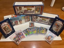 2006 TOPPS BASEBALL COMPLETE SET MICKEY MANTLE UNOPENED + AUTHENTIC WORN RELIC!