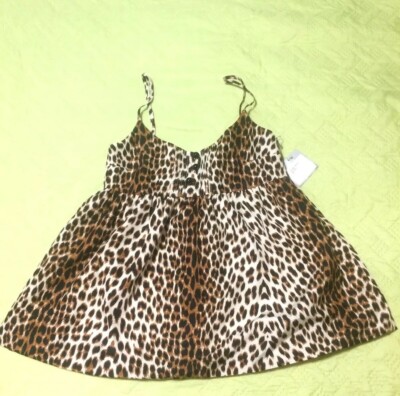Julie Haus Ballerina Leopard Top Size: 6