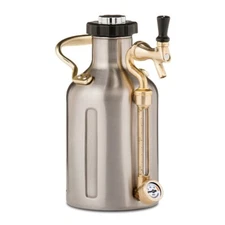 Growlerwerks uKeg 64 Pressurized Steel Growler With Tap
