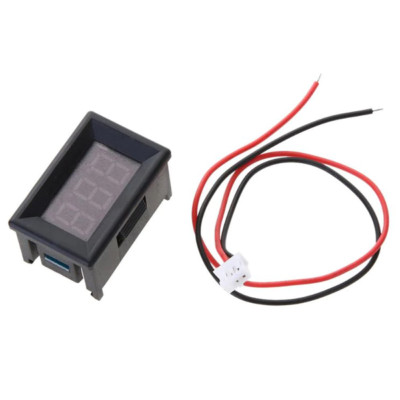 Voltmetro Digitale LED 2.5-30V CC - Misuratore Tensione A 2 Fili, Con Protezione Inversione - Foto 11