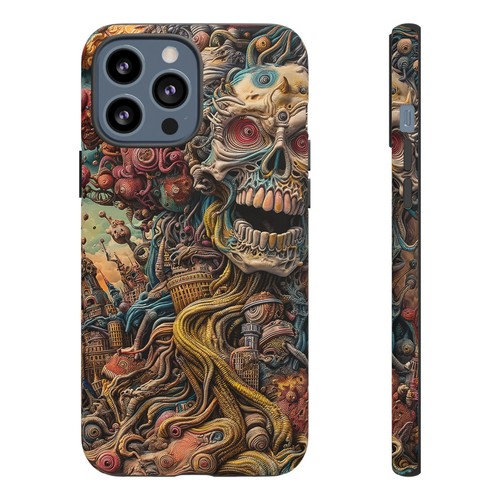 Handyhülle Totenkopf Trippy Acid Dream Horror für iPhone, Samsung Galaxy, Pixel - Bild 92 von 119