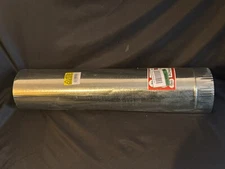 Five (5) Sheets -- Master Flow Round Metal Duct Pipe 4" x 2' BCP4X24