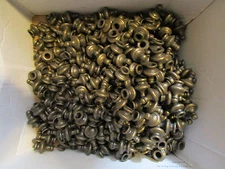 10 pcs NEW OLD STOCK - LAMP FINIALS - PAWN CHESS PC LOOK - HEAVY THREADED METAL 
