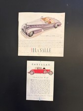 1930s Cadillac Lasalle French Line Ads Lot Canadian Geographical Journal 1932 1930s Cadillac Lasalle French Line Ads Lot Canadian Geographical Journal 1932