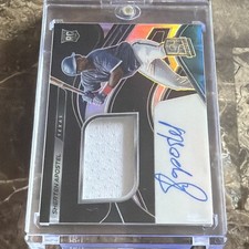2021 Panini Spectra Baseball Sherten Apostel Rookie Patch Autograph Lot 2 Cards