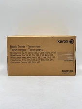Genuine Xerox 006R01046 (6R1046) Black Toner 2-Pack + Waste Toner - NEW SEALED