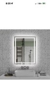 LED Backlit Bathroom Mirror with Anti-Fog and Touch Controls