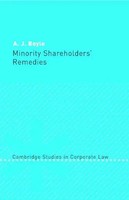 A. J. Boyle | Minority Shareholders' Remedies | Buch | Englisch (2015)