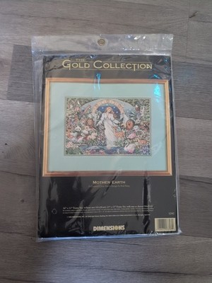 Counted Cross Dimensions GOLD COLLECTION Picture KIT, MOTHER EARTH,Animals,3797