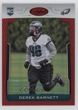2017 Certified Rookies Mirror Red 61/99 Derek Barnett #155 12bz