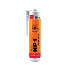 High Tack Sealant & Adhesive, Ultra High Strength Initial Grab, Zero Sag Gap Fi