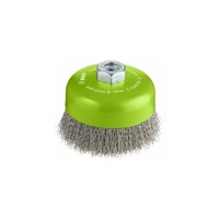 Bosch TopfbüRste Edelstahl Gewellter Draht 100 Mm 0,3 Mm 8500 U/Min M14